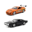 Kép 2/2 - Halálos iramban: Twin Pack Dodge Charger R/T és Toyota Supra fém járgányok dupla csomag 1/32 - Simba Toys
