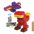 Kép 2/7 - T-rex és Pterodactyl | építőjáték | 23 db építőkocka | BiOBUDDi BB-0187
