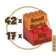 Kép 6/7 - Teknős és rák | építőjáték | 59 db építőkocka | BiOBUDDi BB-0252