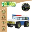 Kép 4/7 - Rendőrautó | építőjáték | 58 db építőkocka | BiOBUDDi BB-2034