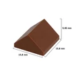 Kép 3/6 - Barna tetőelemek | építőkocka készlet | 150 db építőkocka | Q-BRiCKS®