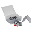 Kép 1/6 - Világosszürke tetőelemek | építőkocka készlet | 150 db építőkocka | Q-BRiCKS®