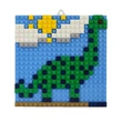 Kép 3/7 - Dinoszauruszos mozaik készlet | mozaik készlet | 753 db mozaik | Q-BRiCKS®