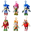 Kép 1/2 - Sonic a sündisznó 15cm-es plüss figura akasztóval több változatban 1db