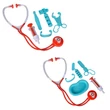 Kép 1/4 - Doktor táska sztetoszkóppal kétféle változatban 7 db-os - Simba Toys