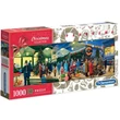 Mikulás expressz 1000 db-os panoráma puzzle - Clementoni