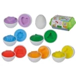 Kép 2/4 - ABC színes tojásos formaválogató 6 db tojással - Simba Toys
