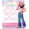 Kép 2/3 - WOW Generation: Rózsaszín gémkapocs vidám formákkal többféle változatban