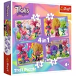 Kép 1/5 - Trollok 3.: 4 az 1-ben puzzle szett - Trefl