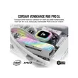 CORSAIR Memória VENGEANCE RGB PRO DDR4 32GB 3600MHz C18 SL (Kit of 2), fehér