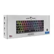 White Shark GK-2202B/BL-US ASHIKO angol 60%-os fekete mechanikus (kék switch) gamer billentyűzet