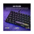 CORSAIR Vezetékes Billentyűzet Gaming, K65 PRO MINI RGB 65%, Optical-Mechanical, US, szürke