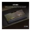 CORSAIR Vezeték Nélküli Billentyűzet Gaming, K70 MAX RGB, Mechanikus, MGX switch, fekete