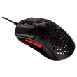 HP HYPERX Vezetékes Egér Pulsefire Haste - Gaming Mouse Black-Red, HMSH1-A-RD/G