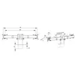 MULTIBRACKETS Gas Lift asztali konzol (2 képernyős rögzítőkar), M VESA Gas Lift Arm Single White w. Duo Crossbar (15-28"