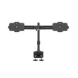 MULTIBRACKETS Asztali konzol (2 képernyős rögzítőkar), M VESA Desktopmount Dual Desk Clamp 24-32" (max.VESA: 200x200 mm)