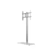 MULTIBRACKETS Padlóállvány, M Display Stand 180 Single Silver w. Floorbase (24-65", max.VESA: 700x400 mm, 50 kg)