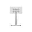 MULTIBRACKETS Padlóállvány, M Display Stand 180 Single Silver w. Floorbase (24-65", max.VESA: 700x400 mm, 50 kg)