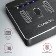 AXAGON ADSA-M2C USB-C 3.2 M. 2 fekete dual dokkoló állomás