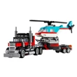 Kép 5/5 - LEGO® Creator: Platós teherautó és helikopter (31146)