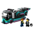 Kép 6/8 - LEGO® City: Versenyautó és autószállító teherautó (60406)