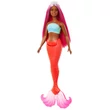Kép 1/4 - Barbie Dreamtopia: Sellő baba rózsaszín hajjal és korallszínű uszonnyal - Mattel