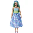 Kép 2/4 - Barbie Dreamtopia: Hercegnő baba kék pillangós ruhában - Mattel