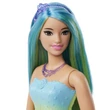Kép 3/4 - Barbie Dreamtopia: Hercegnő baba kék pillangós ruhában - Mattel