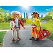 Playmobil: DuoPack figuraszett mentős és betege (71506)