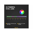 Kép 11/16 - BeamZ LCB246 24x6W 6-in-1 RGBAW-UV LED Lámpa, DMX, Hangvezérlés