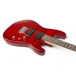 Kép 5/11 - max Gigkit Elektromos gitár szett (20W erősítő, táska, hangoló, pengetők) - Quilted Style Piros