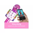 Kép 8/17 - Max KM15P Karaoke mikrofon Led fényekkel, Bluetooth, MP3, hangváltoztatás