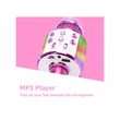 Kép 12/17 - Max KM15P Karaoke mikrofon Led fényekkel, Bluetooth, MP3, hangváltoztatás