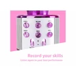 Kép 13/17 - Max KM15P Karaoke mikrofon Led fényekkel, Bluetooth, MP3, hangváltoztatás