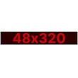 Kép 1/9 - Thunder Germany SMD-48320R Fényreklám, LED Fal, piros, WiFi - (48x320 cm)