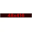 Kép 1/9 - Thunder Germany SMD-48416R Fényreklám, LED Fal, piros, WiFi - (48x416 cm)