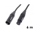 Kép 1/2 - Thunder MC199-6 Mikrofonkábel (XLR 3PIN mama - papa) - 6m