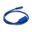 Kép 3/4 - Thunder UAX-78 (USB-A papa - USB-A mama) USB hosszabbító, USB3.0, kék (0,5m)