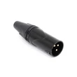 Kép 4/6 - Thunder XLR-302 XLR papa csatlakozó, fém ház, fekete