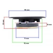 Kép 5/5 - Videoton HG2,5-639 (25 mm) Dóm magassugárzó 140W (11,5 x 11,5 cm) - 8 Ohm
