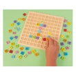 Kép 2/2 - PlayBox: ABC színes fa oktató játék 25x25cm
