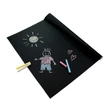 Kép 2/2 - PlayBox: Fekete kréta tábla tekercs színes krétákkal 200x45cm