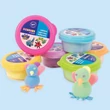 Kép 2/2 - PlayBox: Pasztell színes gyurma szett tégelyben 6x14gramm