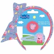 Kép 1/3 - Luna: Peppa malac Hajkiegészítők hajpánttal 3db-os szett