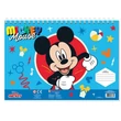 Kép 1/4 - Mickey egér kreatív színezhető vázlatfüzet sablonnal és matricákkal több változatban