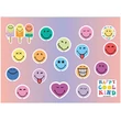 Kép 3/4 - Smiley kreatív színezhető vázlatfüzet sablonnal és matricákkal több változatban