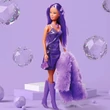 Kép 5/6 - Steffi Love: Fluffy divatbaba lila ruhában - Simba Toys