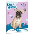 Kép 1/2 - Ars Una: Cuki állatok - Francia bulldog vonalas füzet A/5