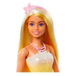 Kép 3/4 - Barbie Dreamtopia: Hercegnő baba sárga-rózsaszín pillangós ruhában - Mattel