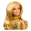 Kép 3/3 - Barbie Fashionista 65. évfordulós baba arany ruhában - Mattel